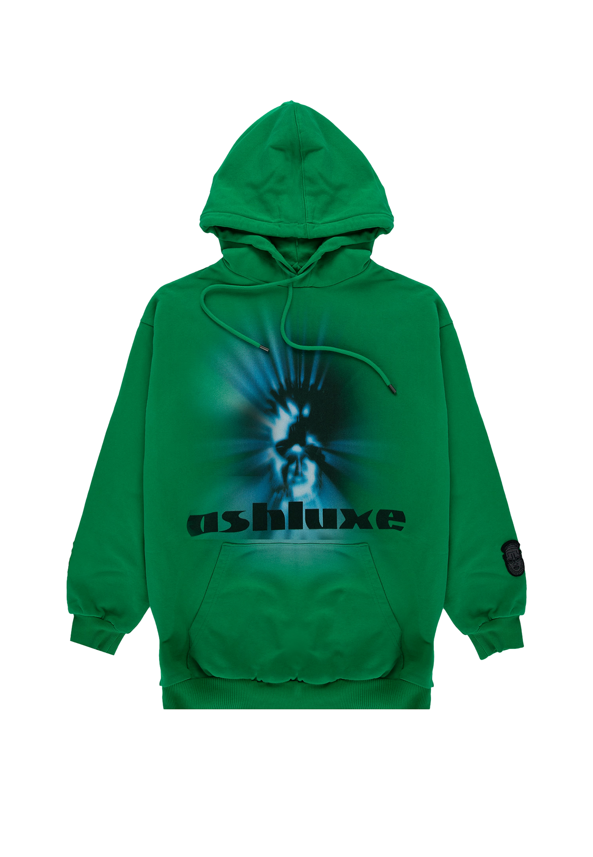 Ashluxe Mask Hoodie Green