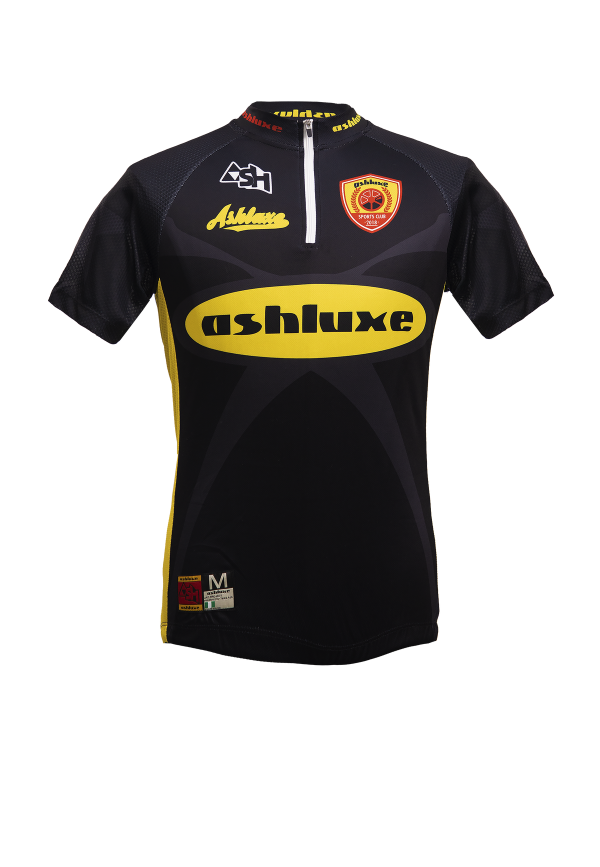 Ashluxe Cycling Jersey Black