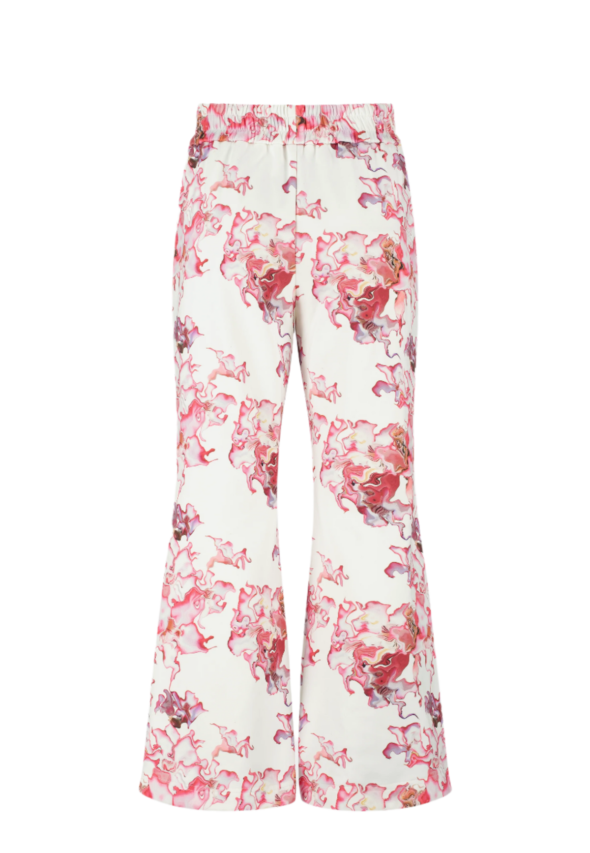 Ashluxe Female Printed Track Pant Pink Flower Aop