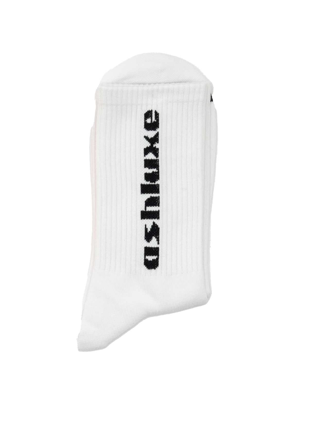 Ash Logo Socks White Black